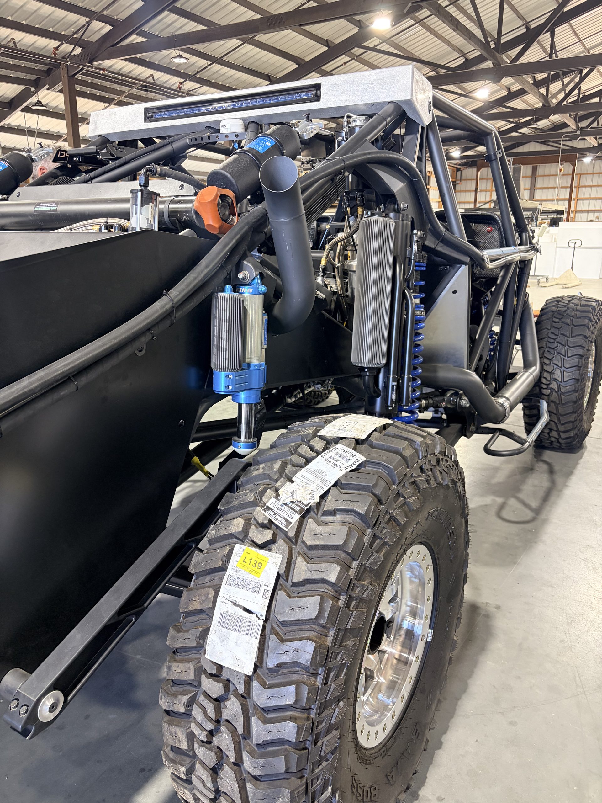 Trophy truck rear suspension