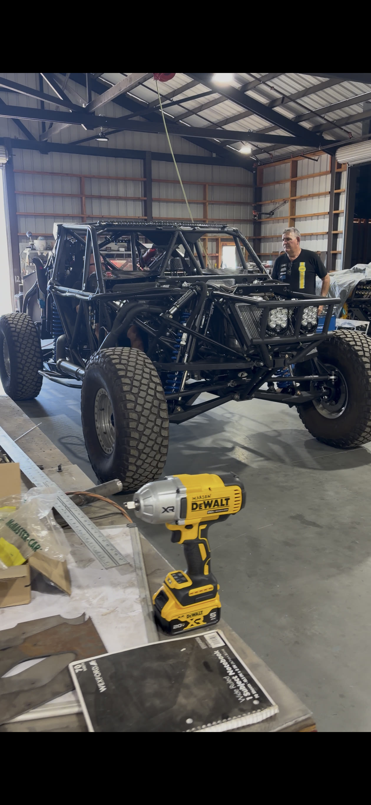 RWD Trophy Truck in the Racer Engineering shop