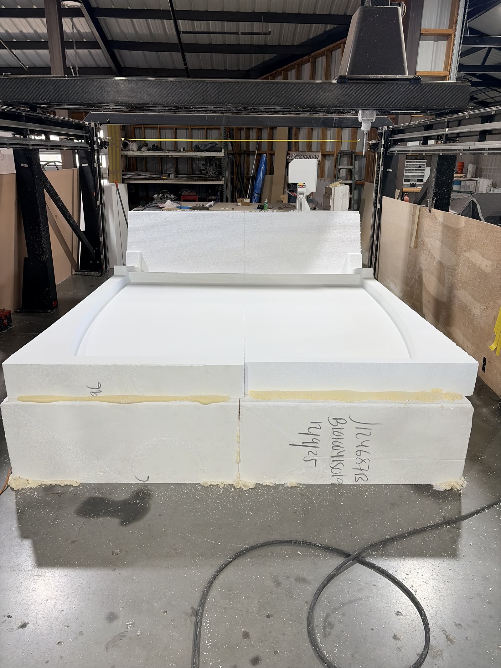 CNC boat floor plug
