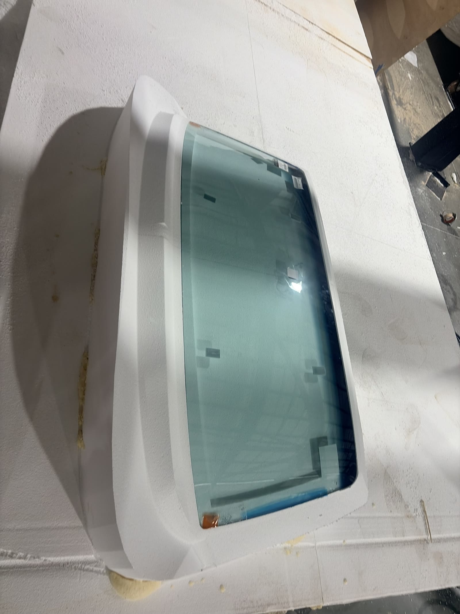 CNC truggy windshield foam